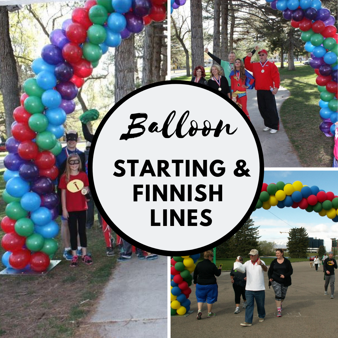 We Love Utah Balloon Starting and Finish Lines Utah Balloon Creations
