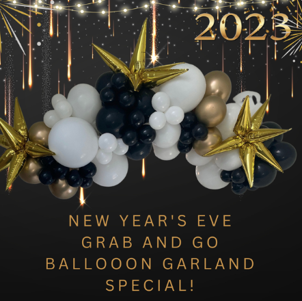 New Year's Eve Grab and Go Balloon Garland - Presale! – Utah Balloon  Creations