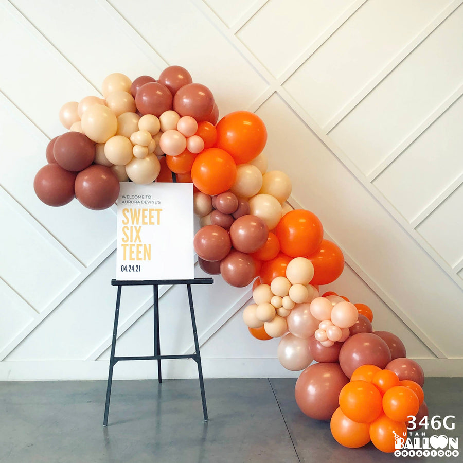 Fall & Halloween Balloon Garlands - 6 Color Palettes Available