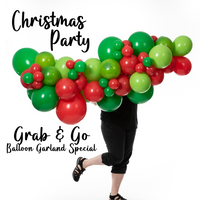 Christmas Party Grab and Go Balloon Garland - Presale!